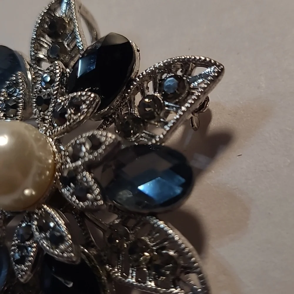 Women's Silvertone Brooch or Necklace